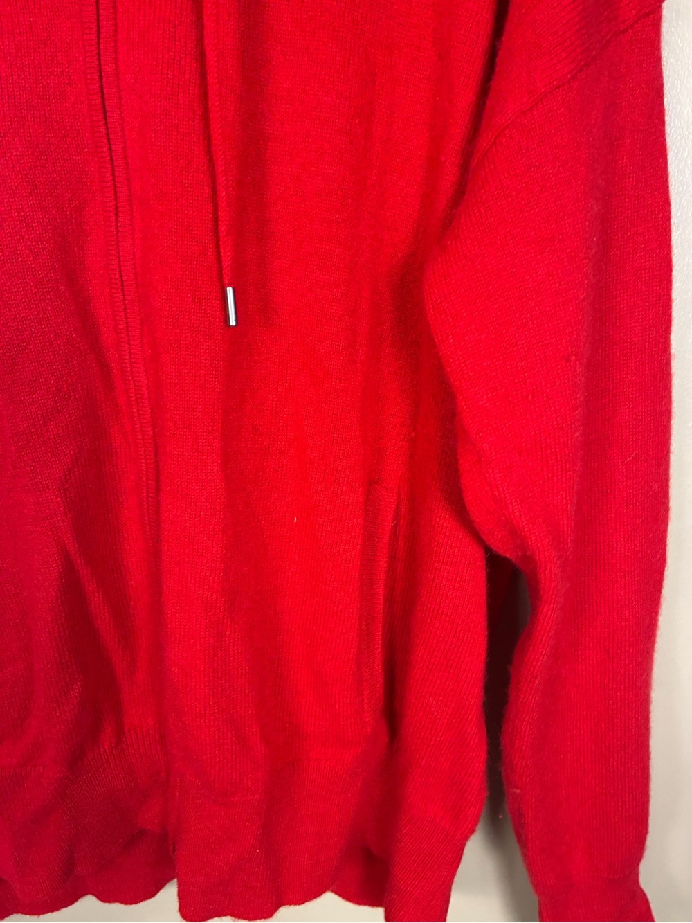 Charter Club Luxury 100% Cashmere Hooded Zip Up Jacket Sweater Cardigan - Picture 8 of 12